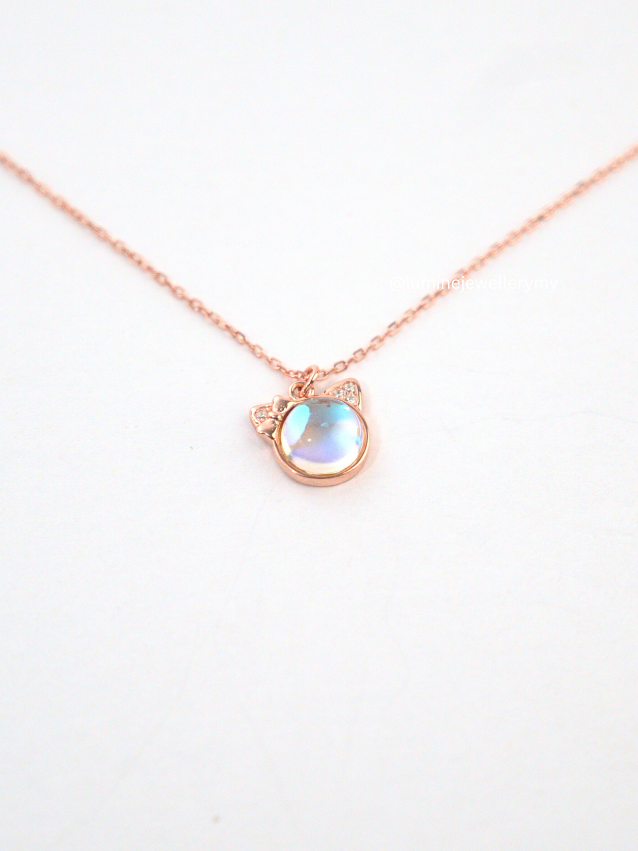 Moonlight Stone Kitty Necklace II