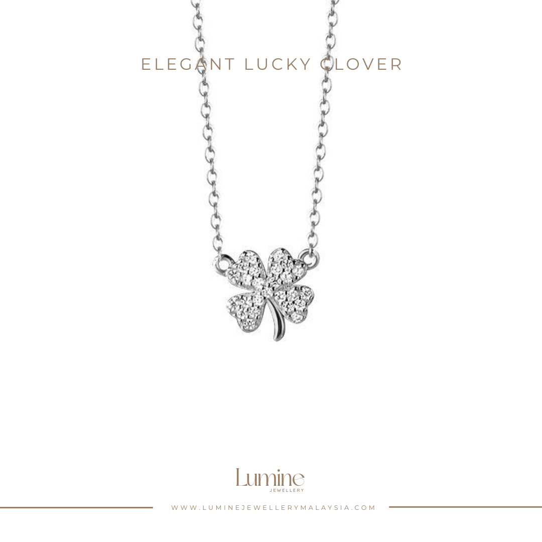 Elegant Lucky Clover Necklace