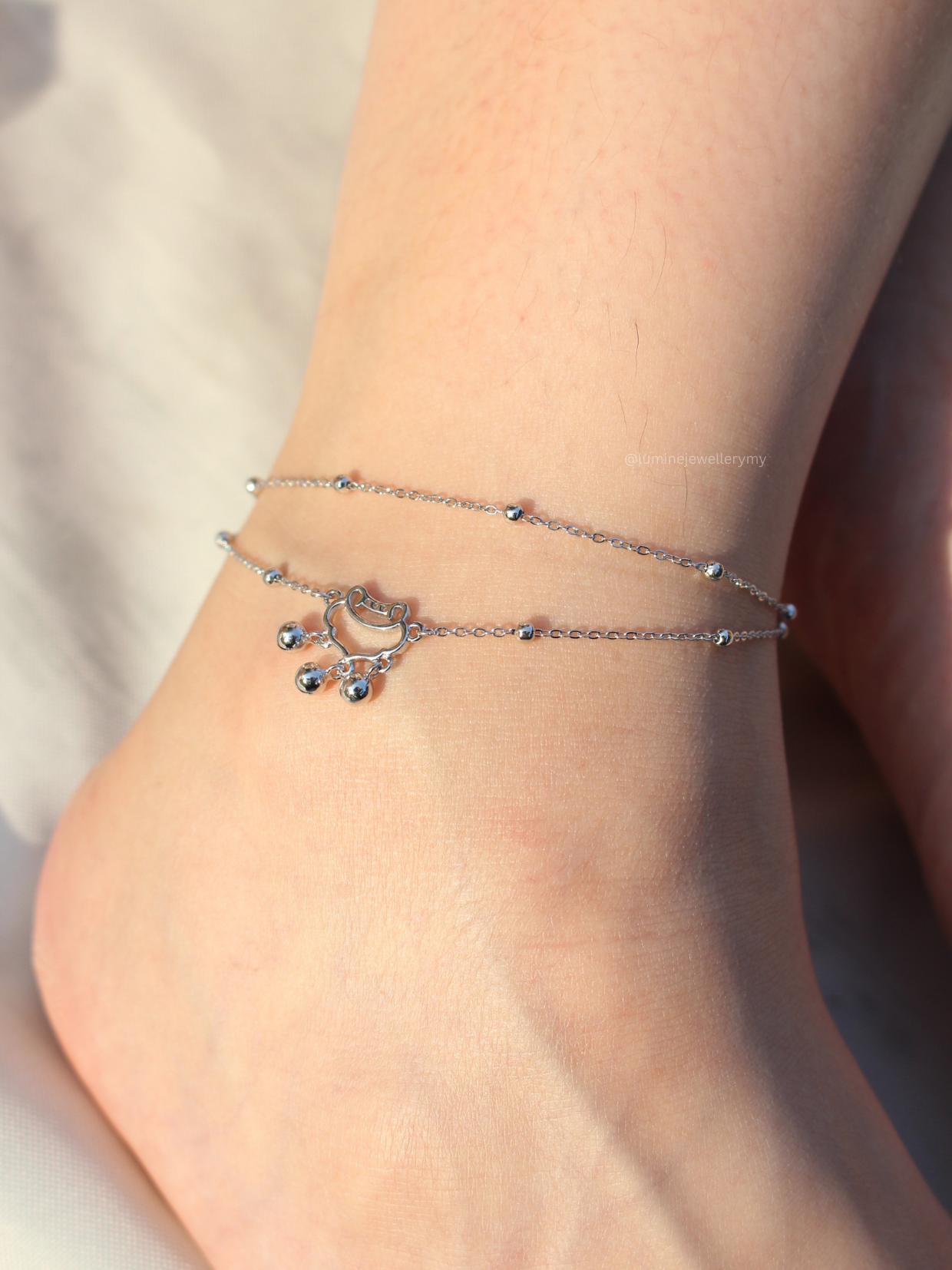 Peace Lock Anklet