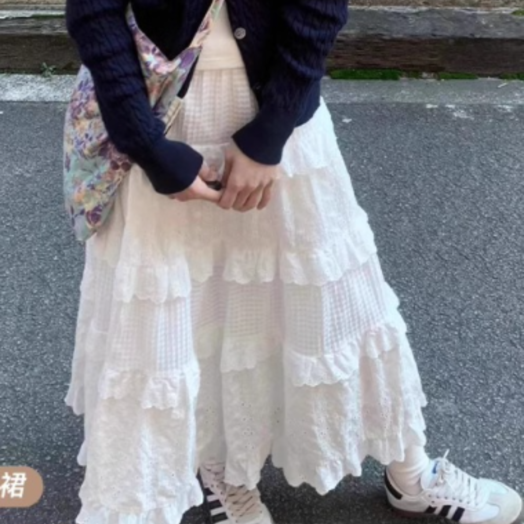 Elegant Belle Puff Skirt 白色百搭法式蓬蓬裙