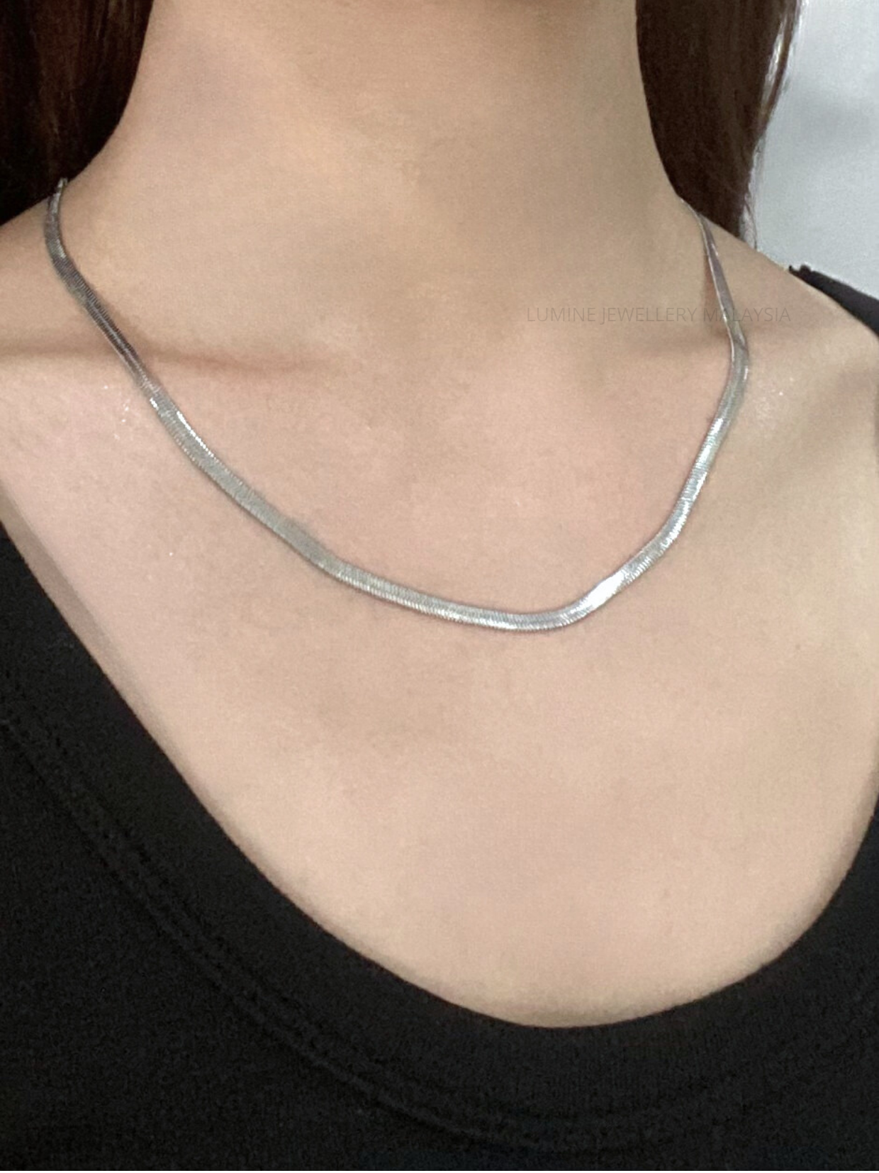 Silver Snake Chain Necklace