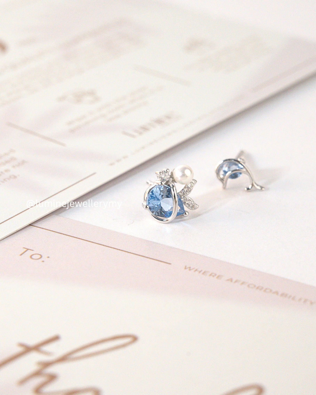 Mermaid & Dolphin Studs