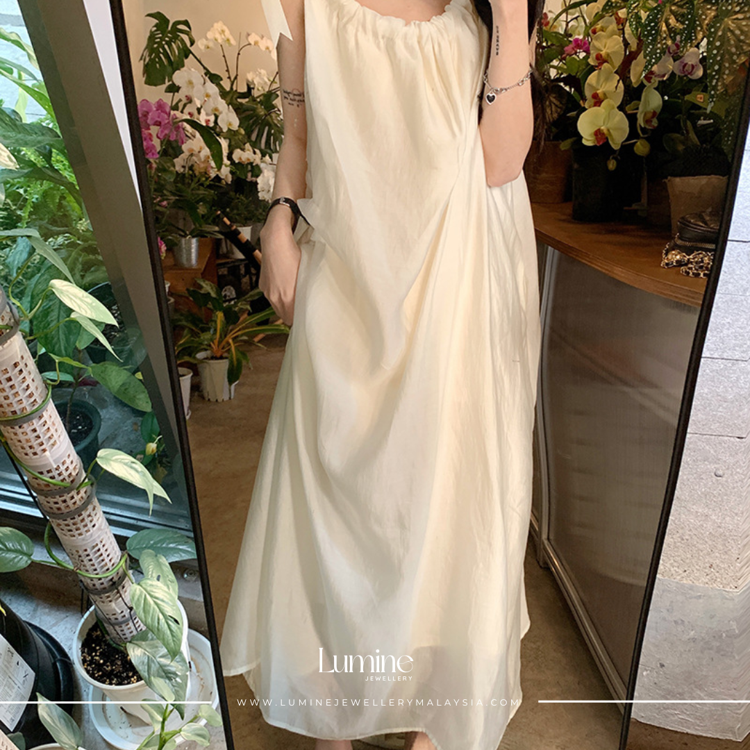 Enchanted Mist Maxi Dress 超仙长款宽松吊带连衣裙