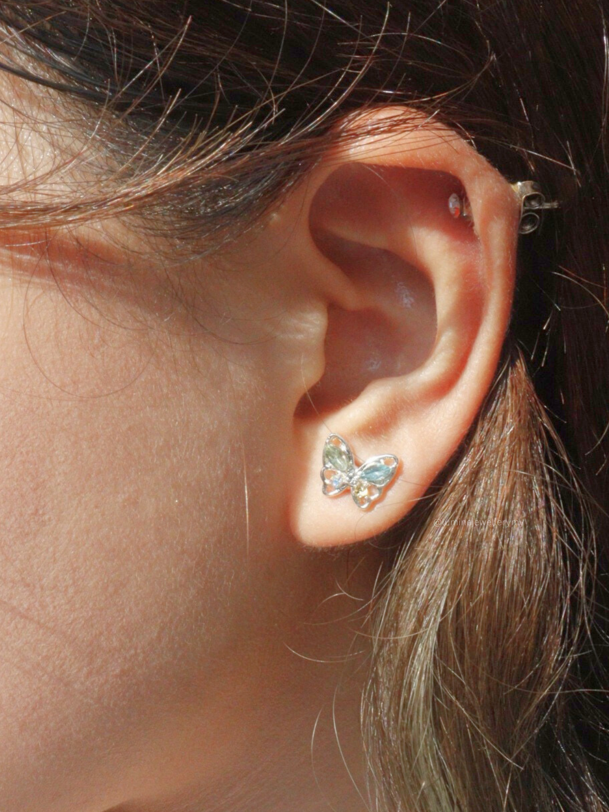 Butterfly Dream Zircon Earrings