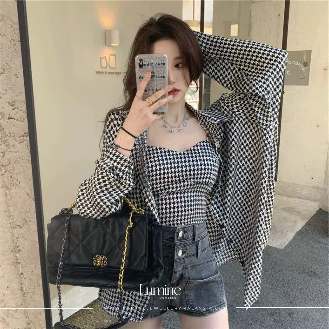 Trendy Street Star Set 网红不规则风两件套