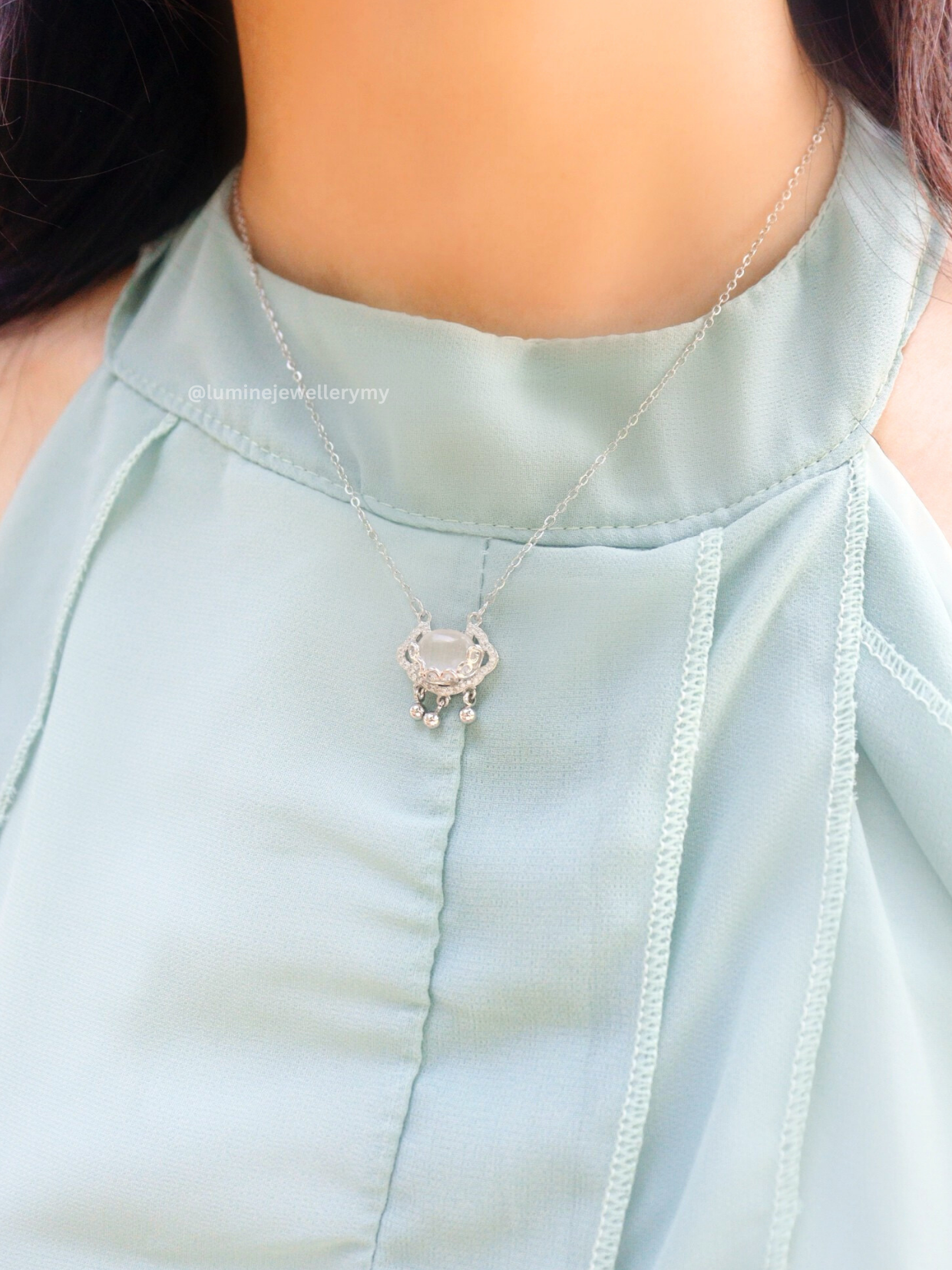Single Peace Lock Pendant