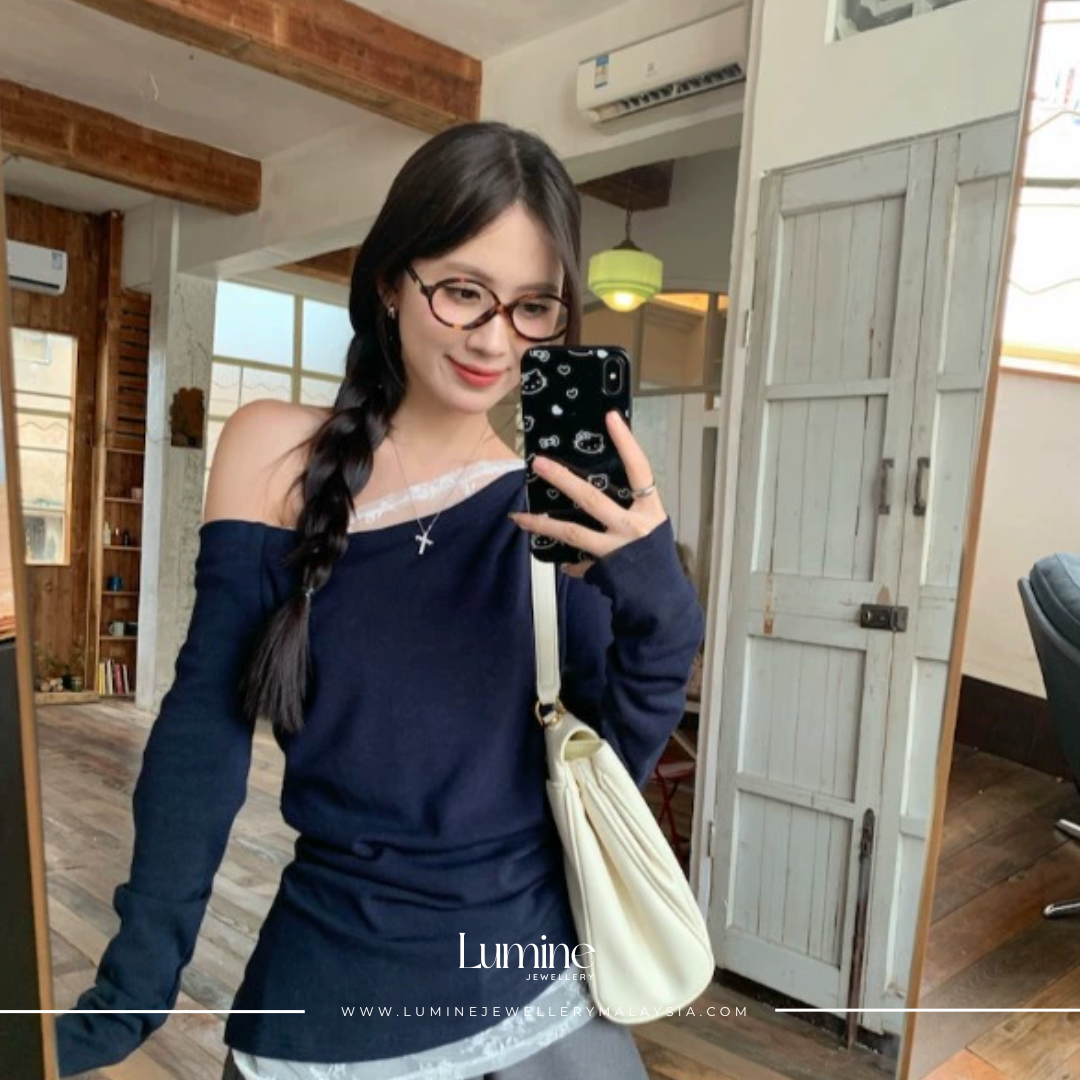 Elegant Lace Asymmetrical Top