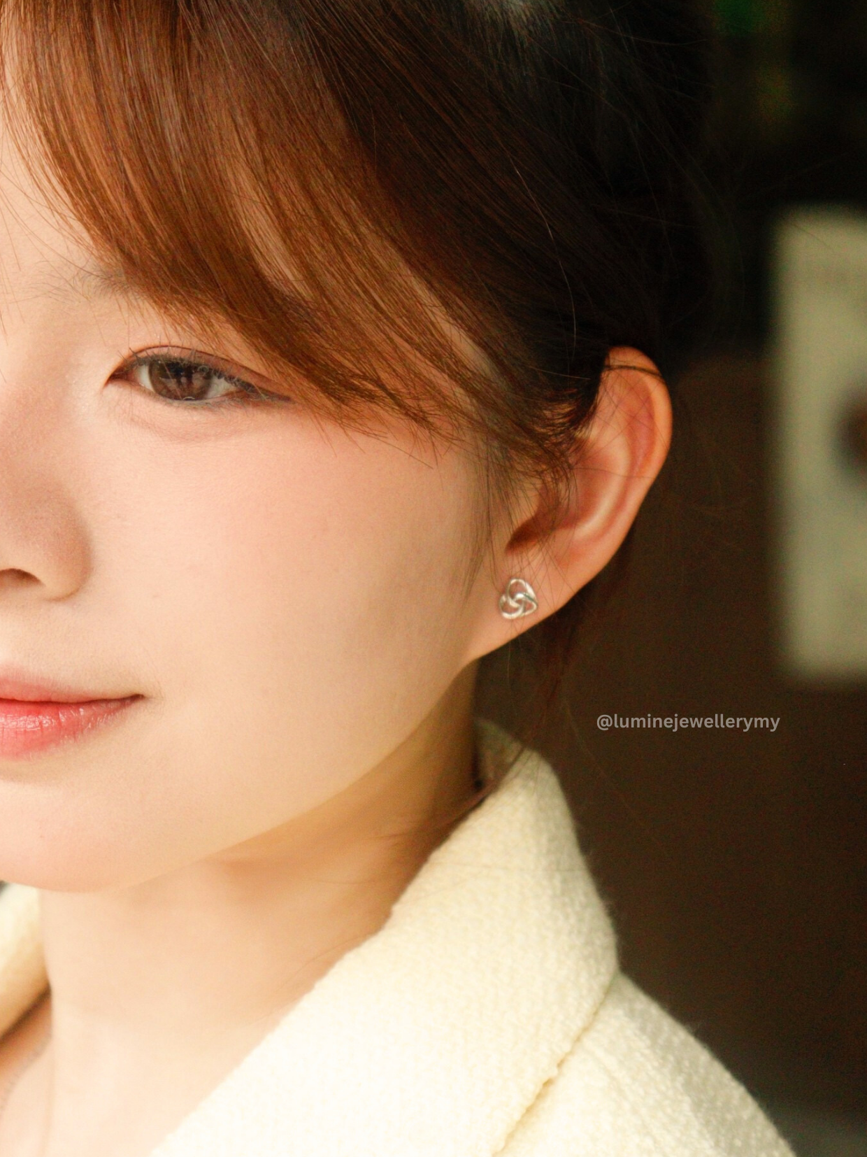 Heart-to-Heart Stud Earrings