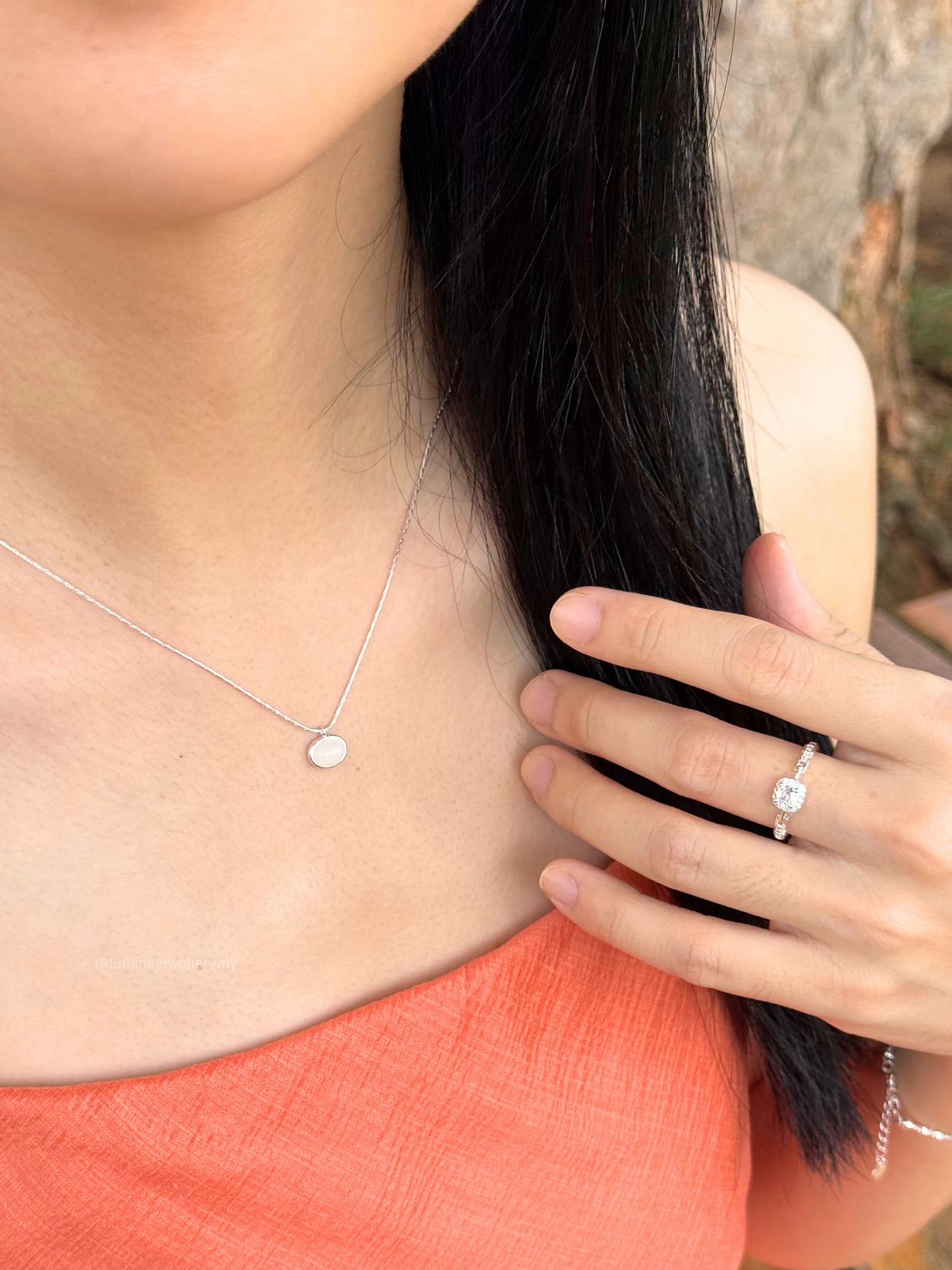 Square Diamond Ring