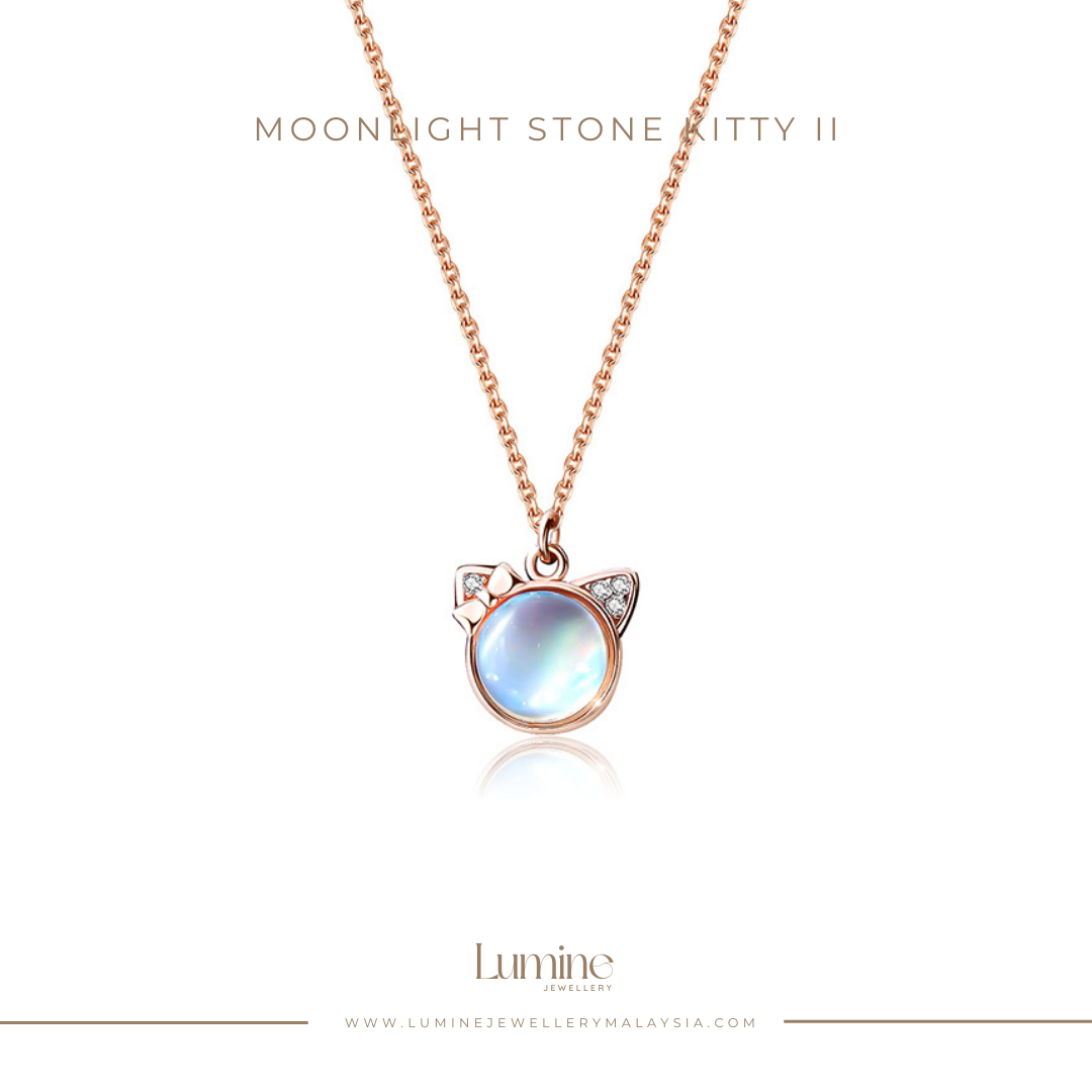 Moonlight Stone Kitty Necklace II
