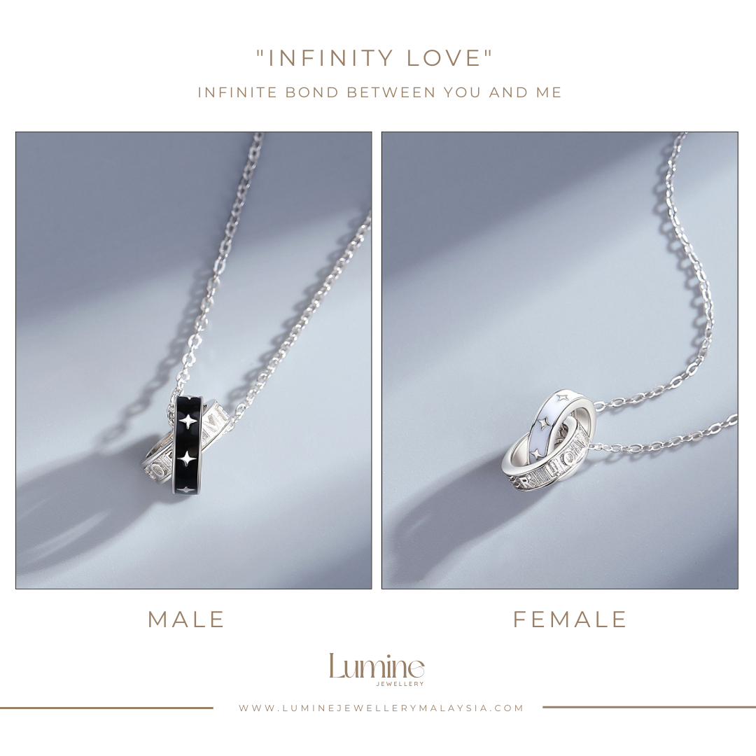 Infinity Love Couple Necklace
