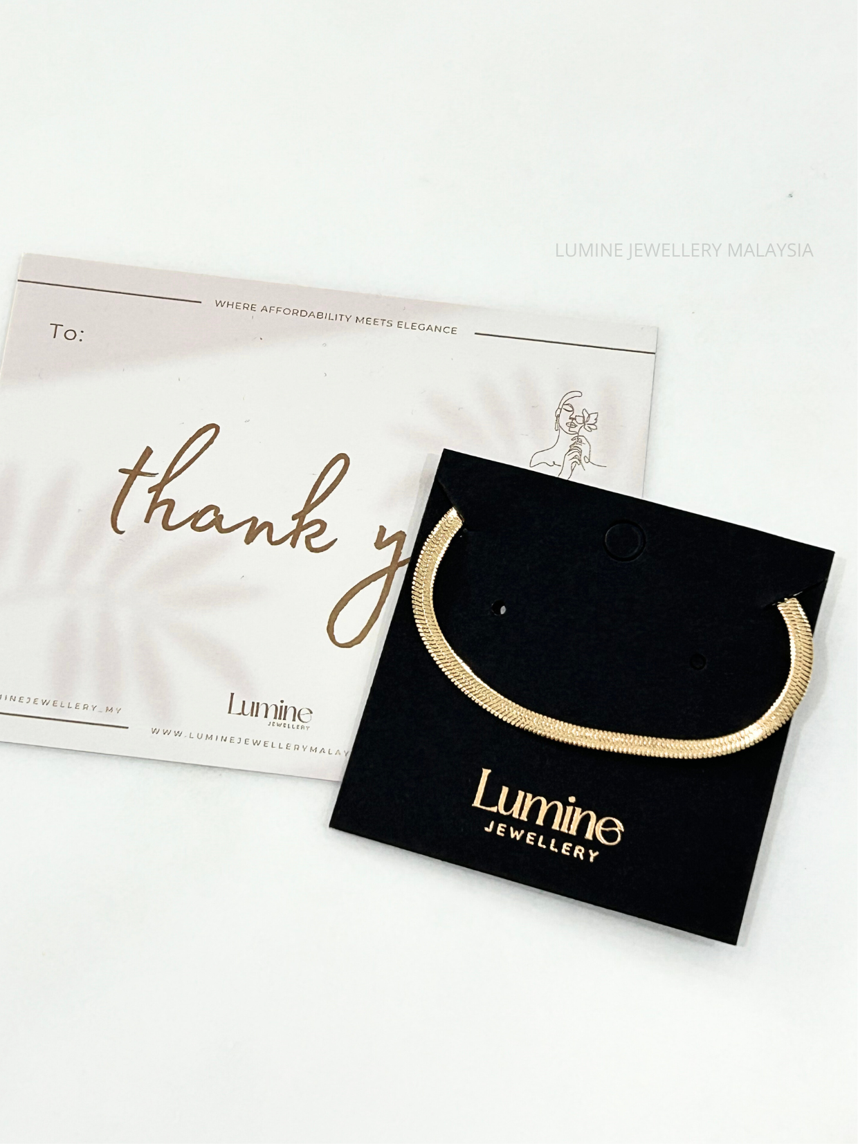 Gold Snake Chain Necklace