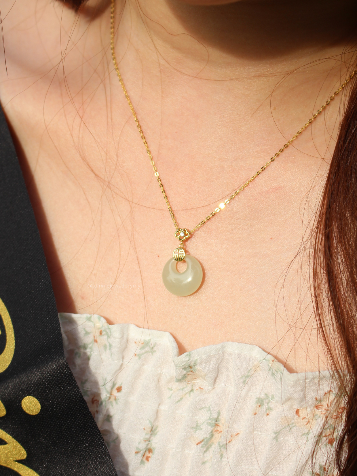 Nephrite Fortune Necklace