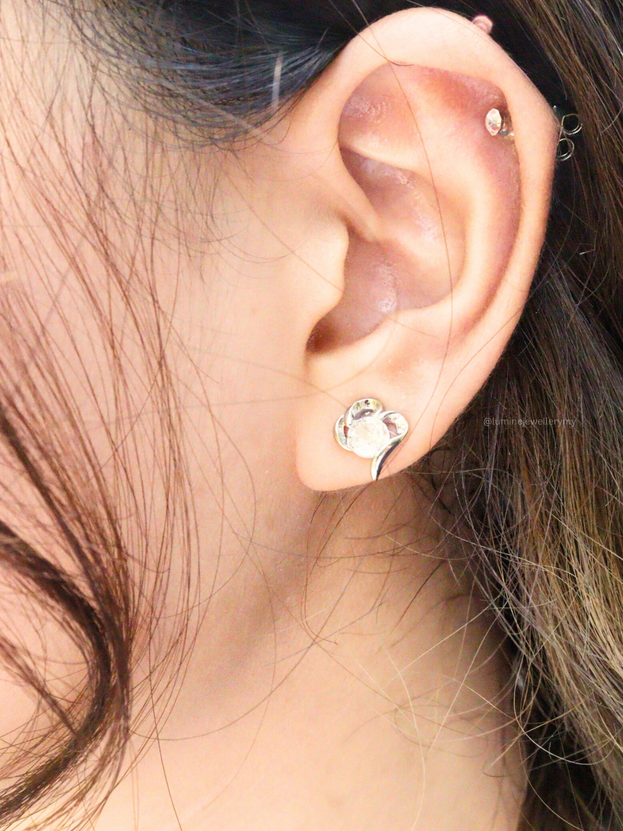Heartbeat Stud Earrings