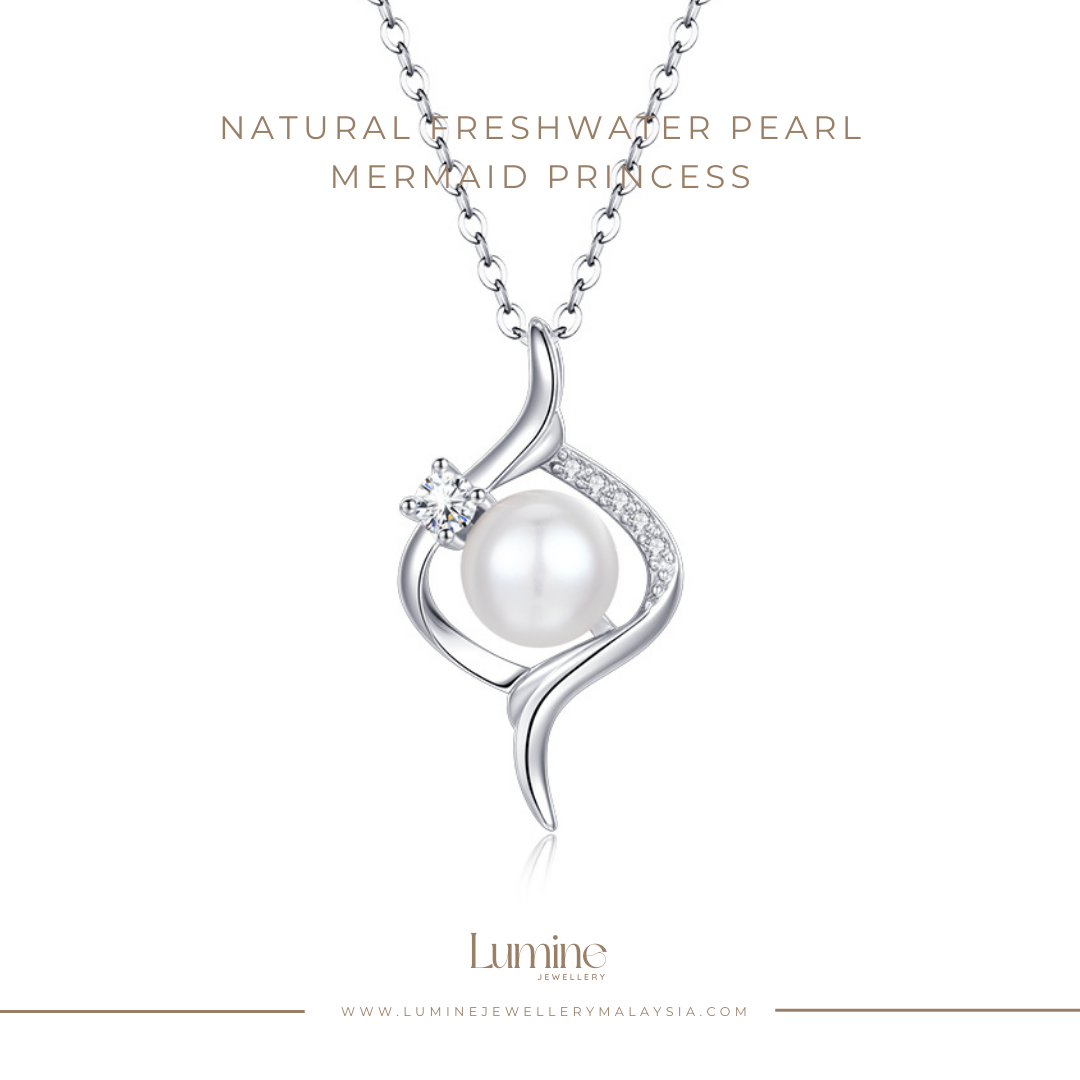 Natural Freshwater Pearl Mermaid Princess Necklace
