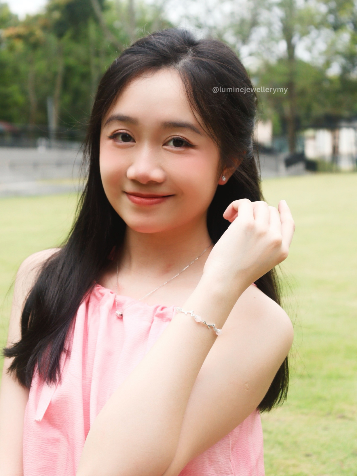 Korean Moonlight Floral Stone Bracelet
