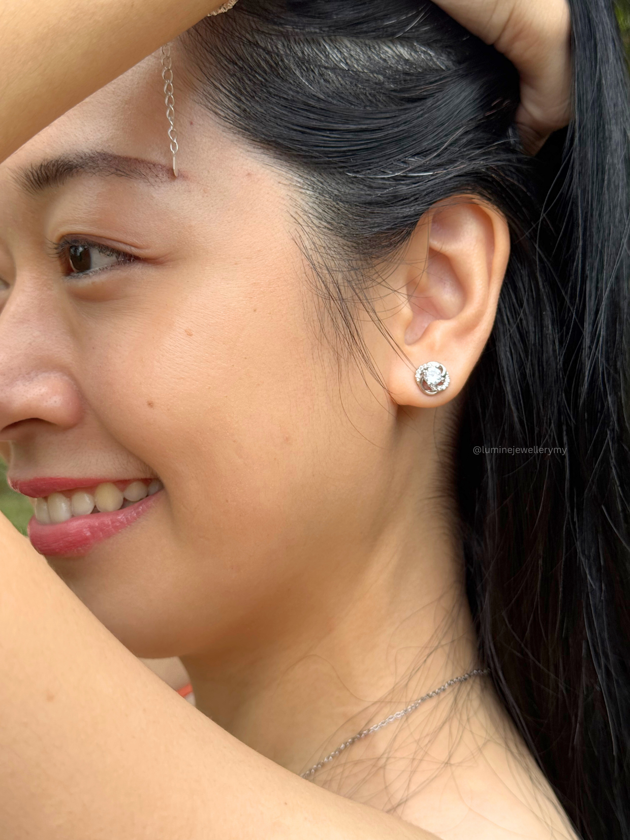 Swirl Stud Earrings