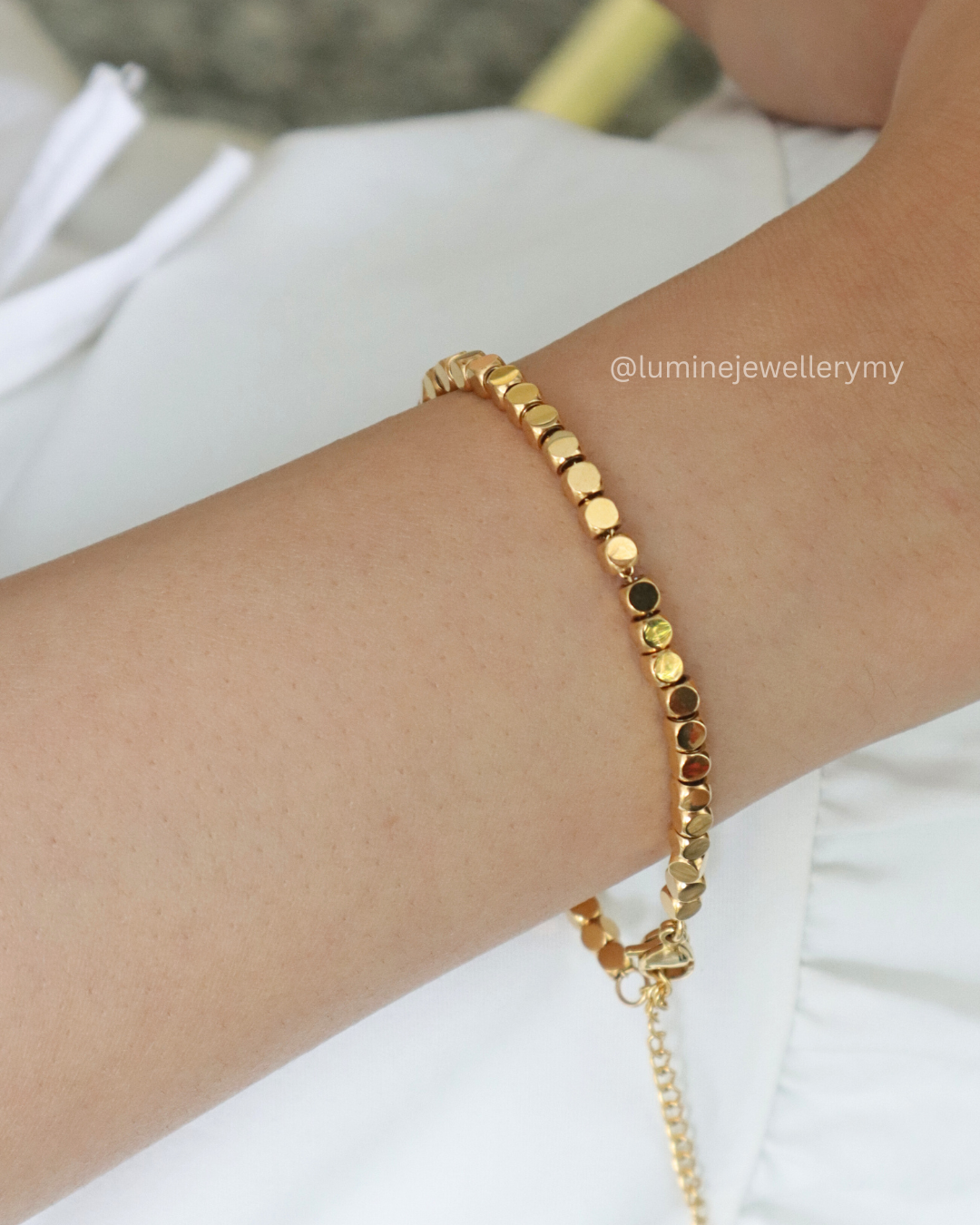 Golden Glimmer Bracelet