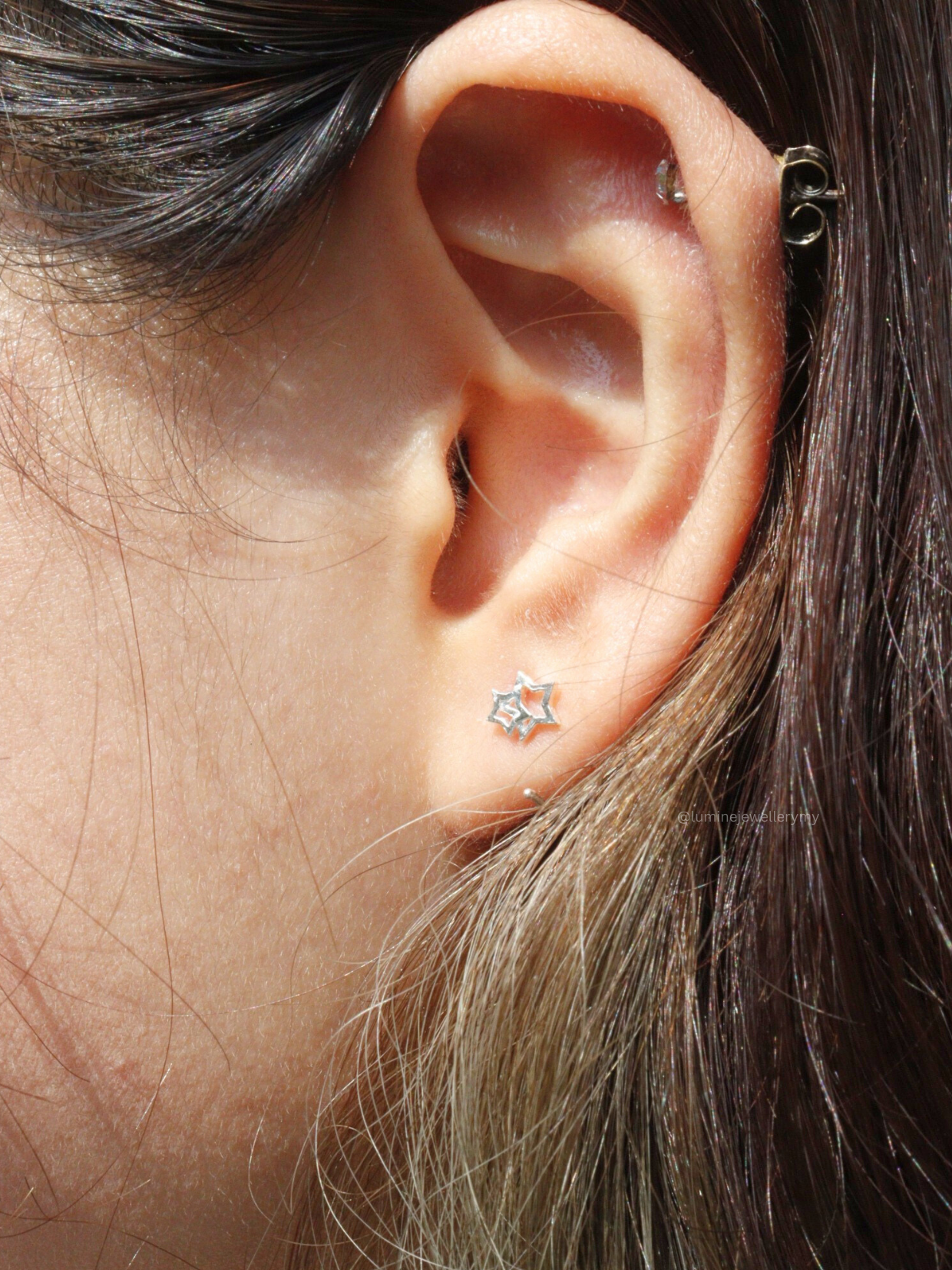 Dual Star Earring Hook