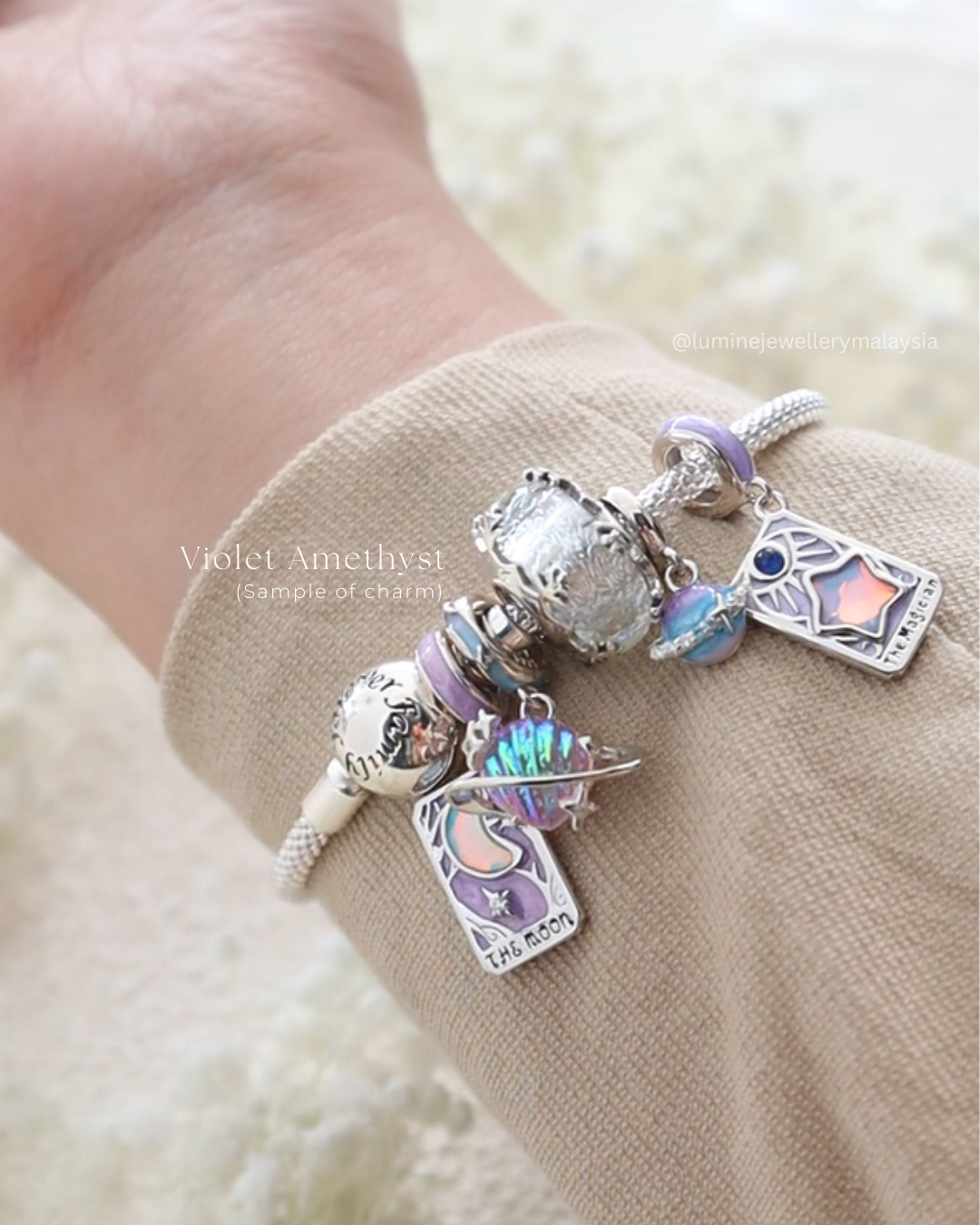 Eternal Love Bracelet (PLAIN Bracelet - Able to Install Charm)