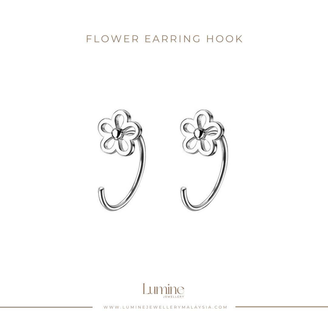 Flower Ear Earring Hook