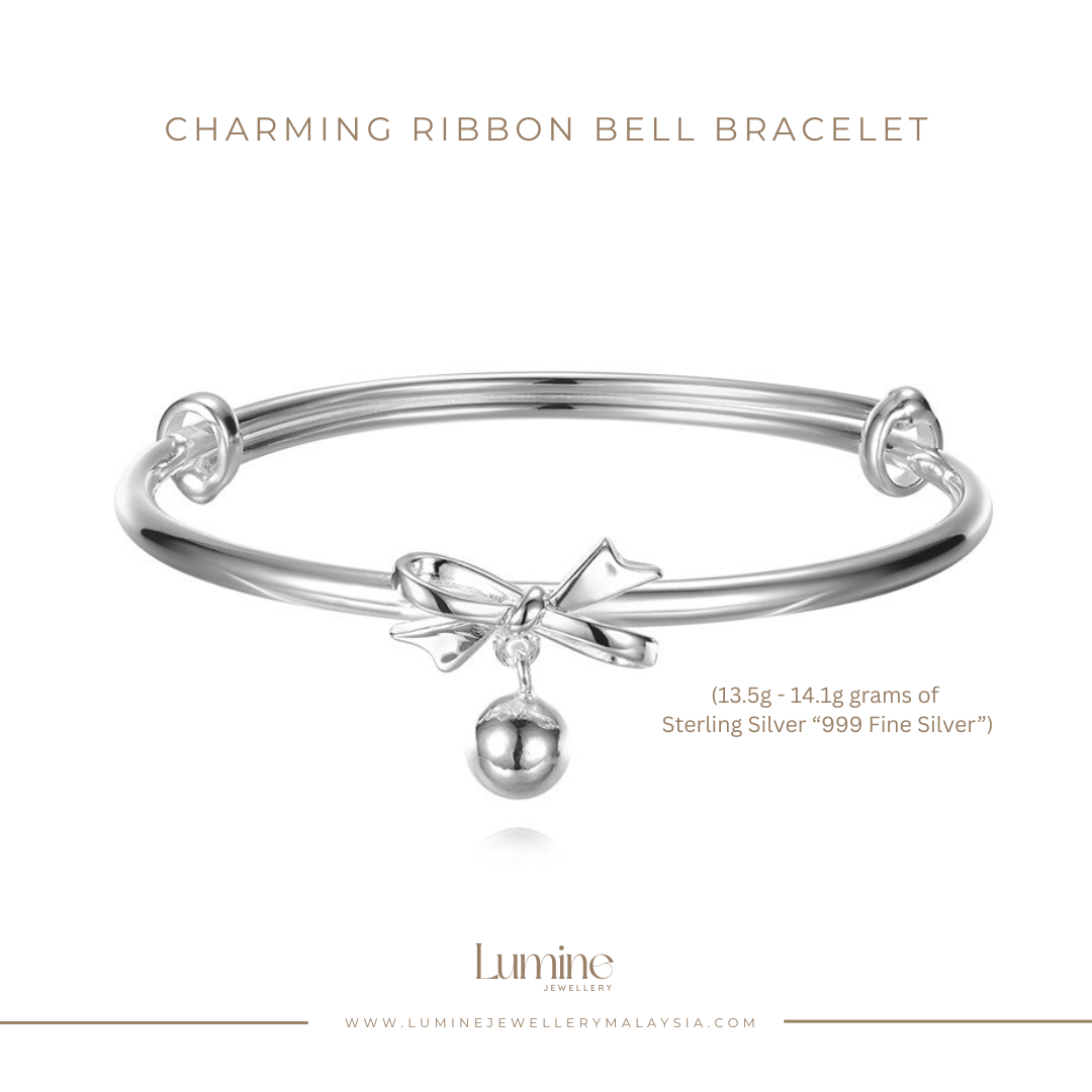 Charming Ribbon Bell Bracelet