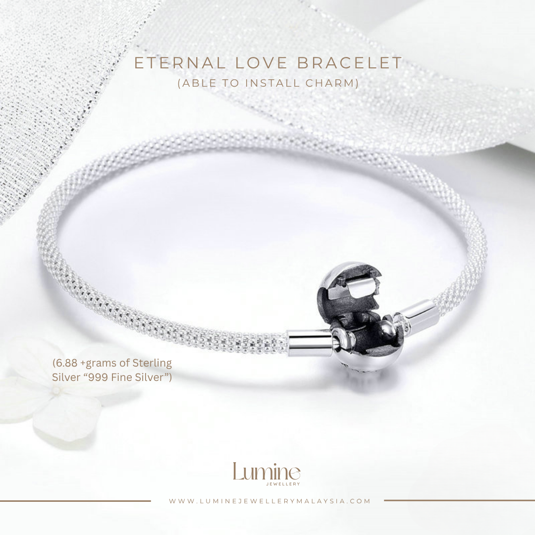 Eternal Love Bracelet (PLAIN Bracelet - Able to Install Charm)