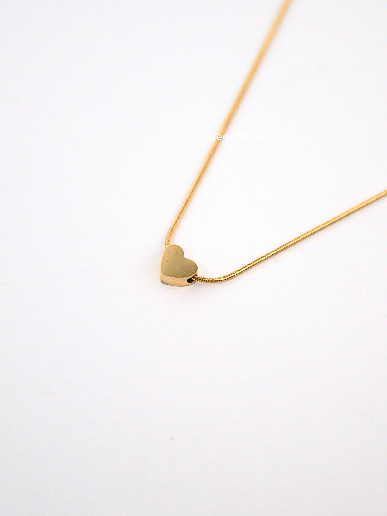 Minimalist Heart Pendant II