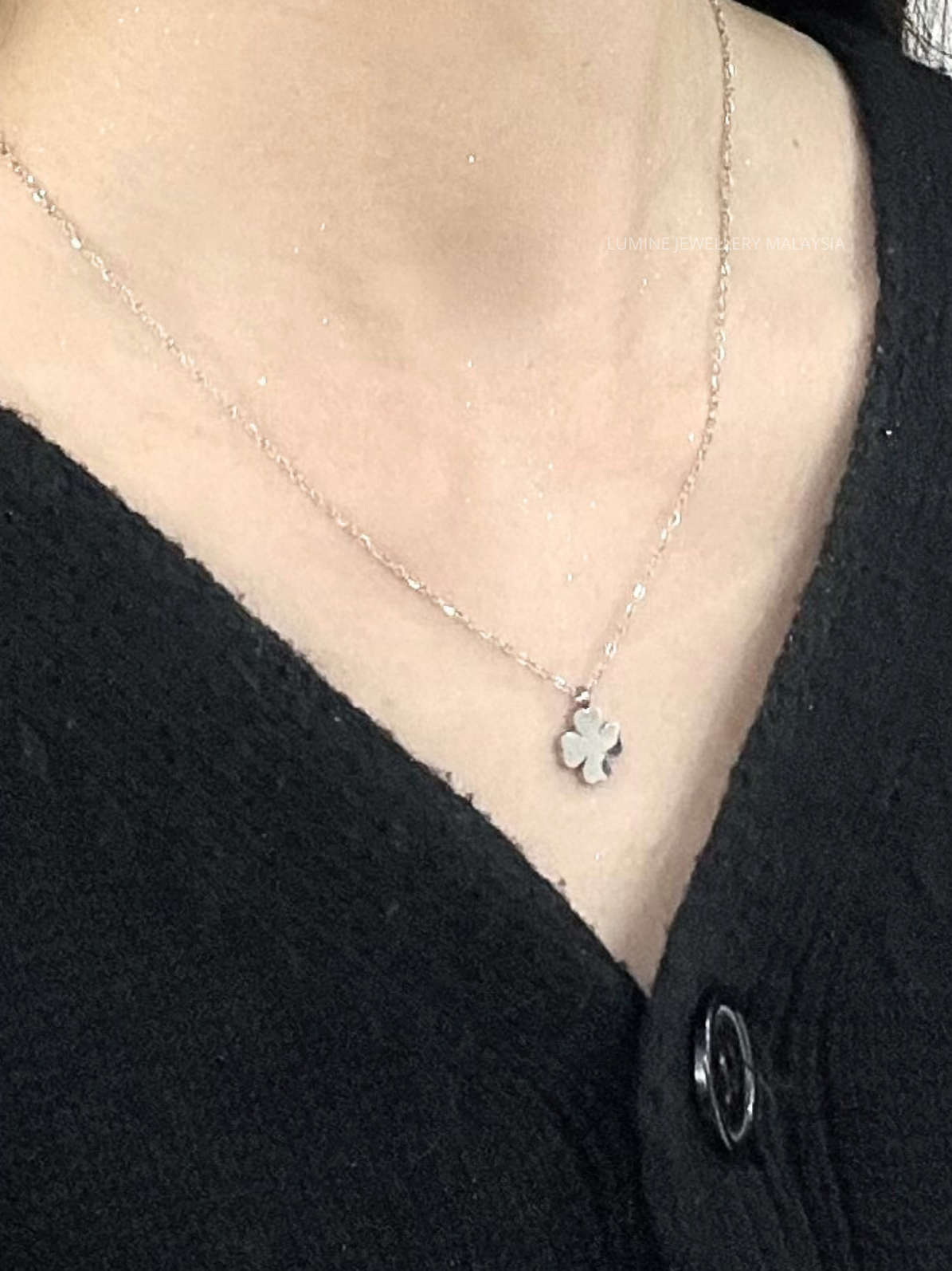 Silver Serene Bloom Necklace