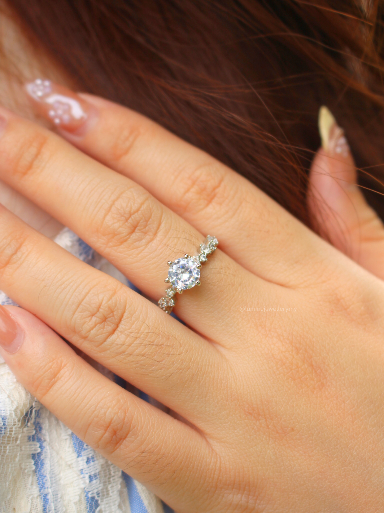 Starlit Diamond Ring (小红书同款星梦戒指)