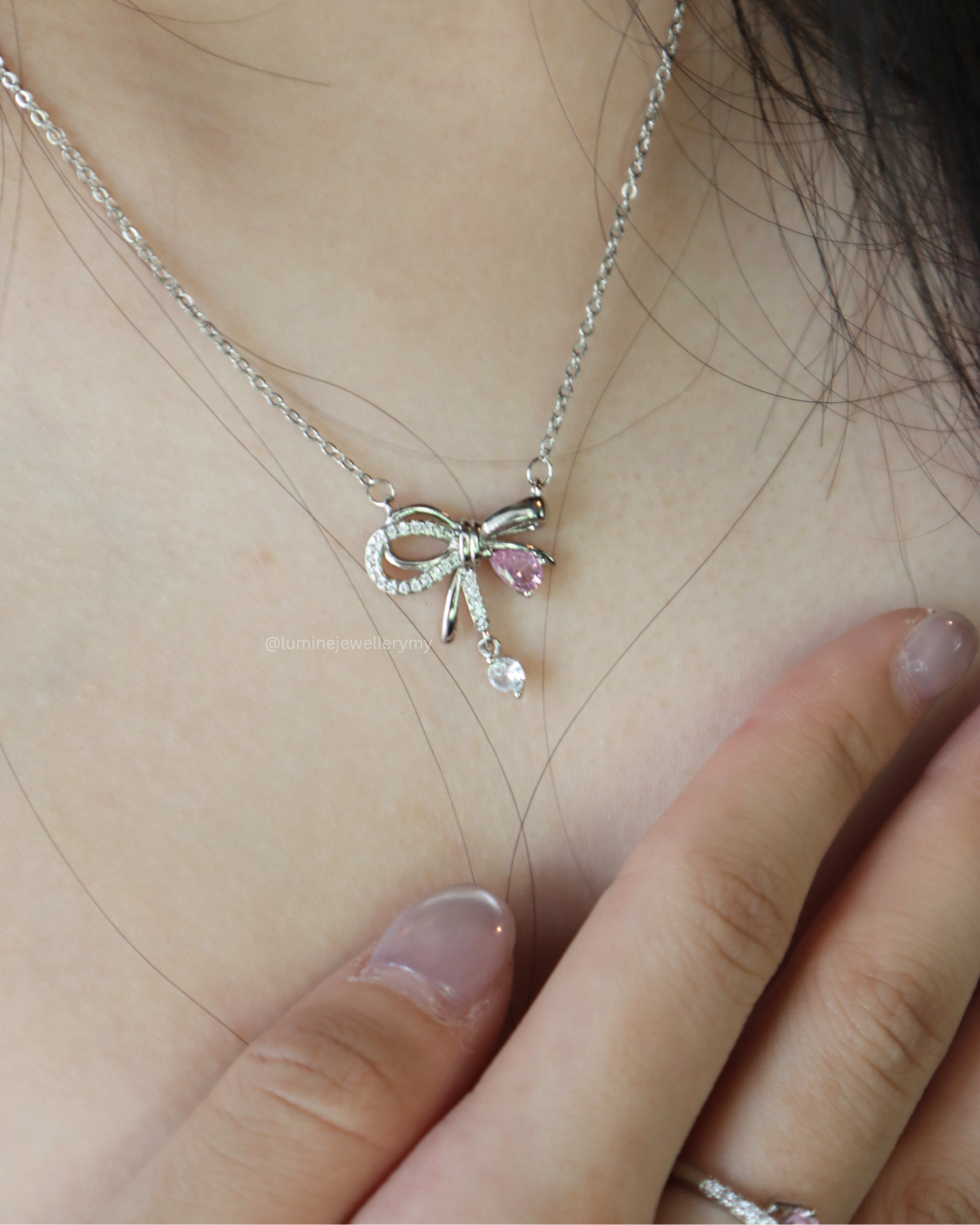 Sweetheart Bow Necklace