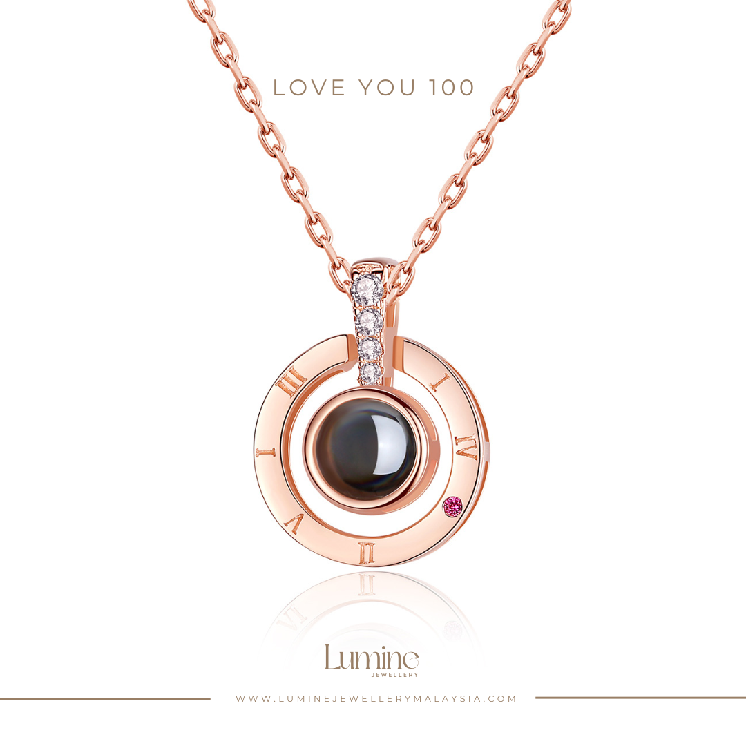 Love You 100 Necklace