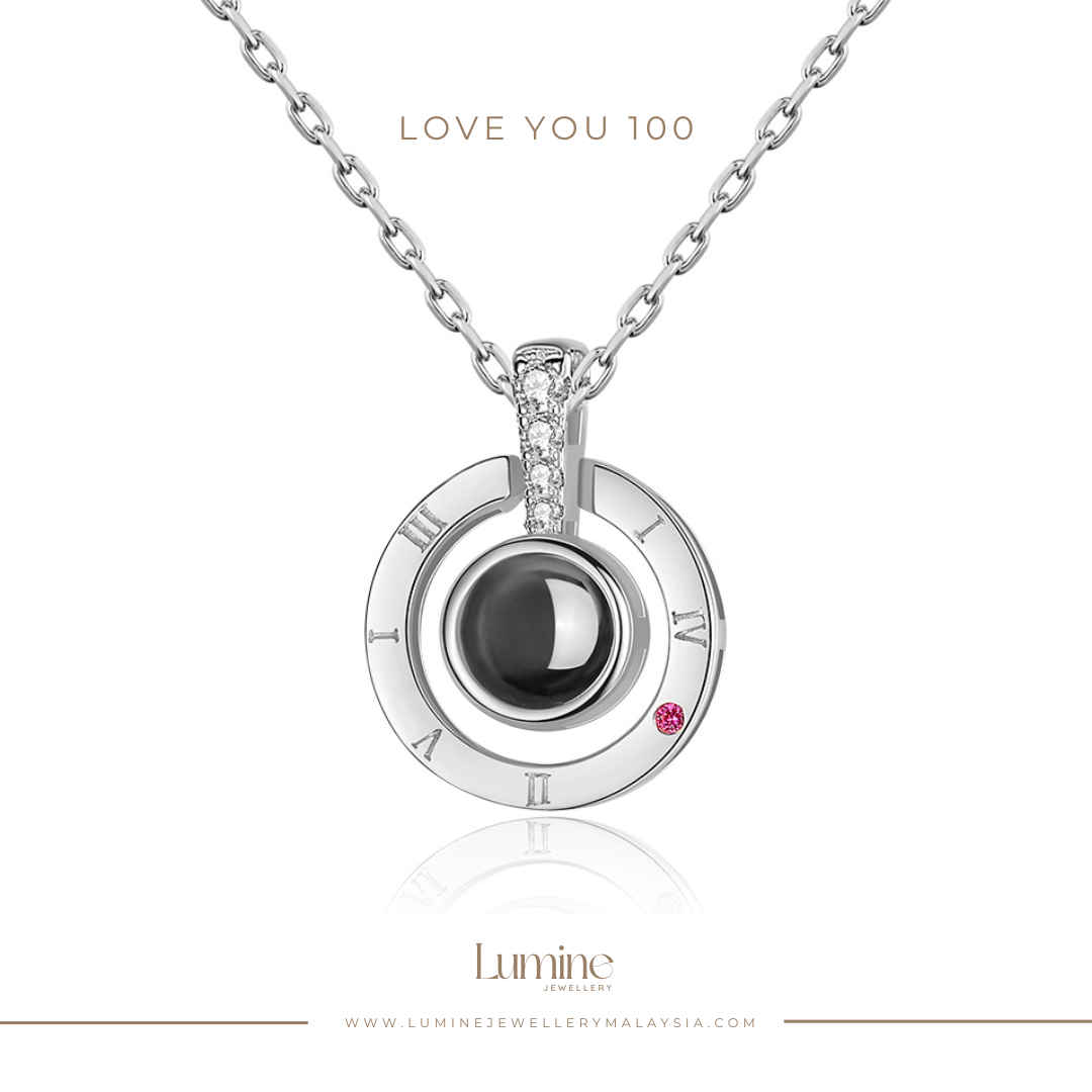 Love You 100 Necklace