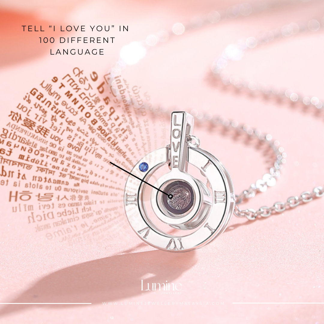 Love You 100 Necklace