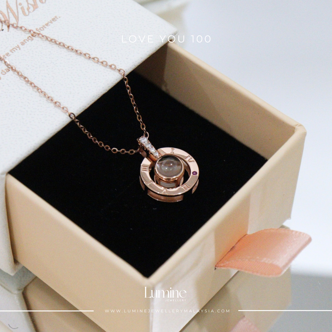 Love You 100 Necklace