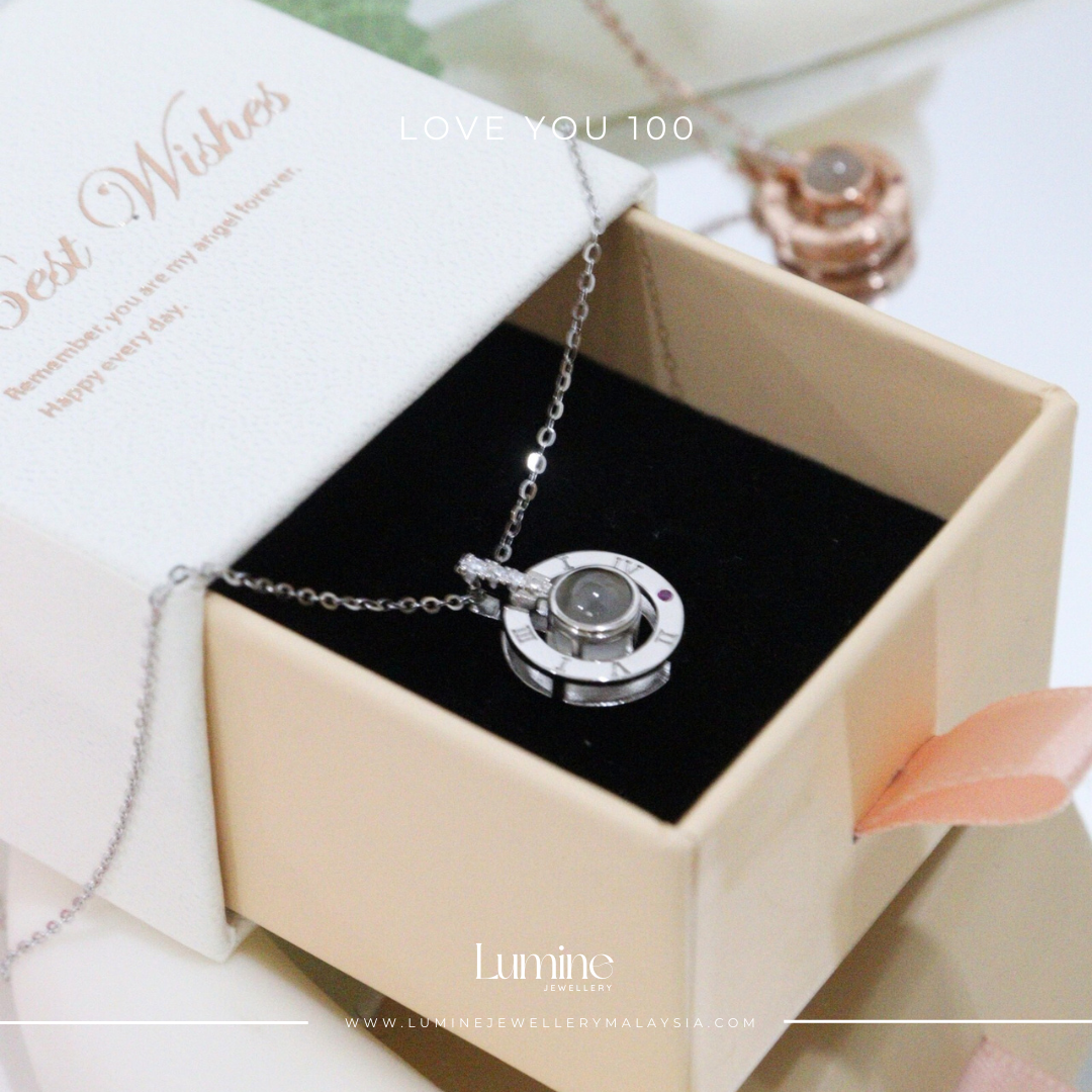Love You 100 Necklace