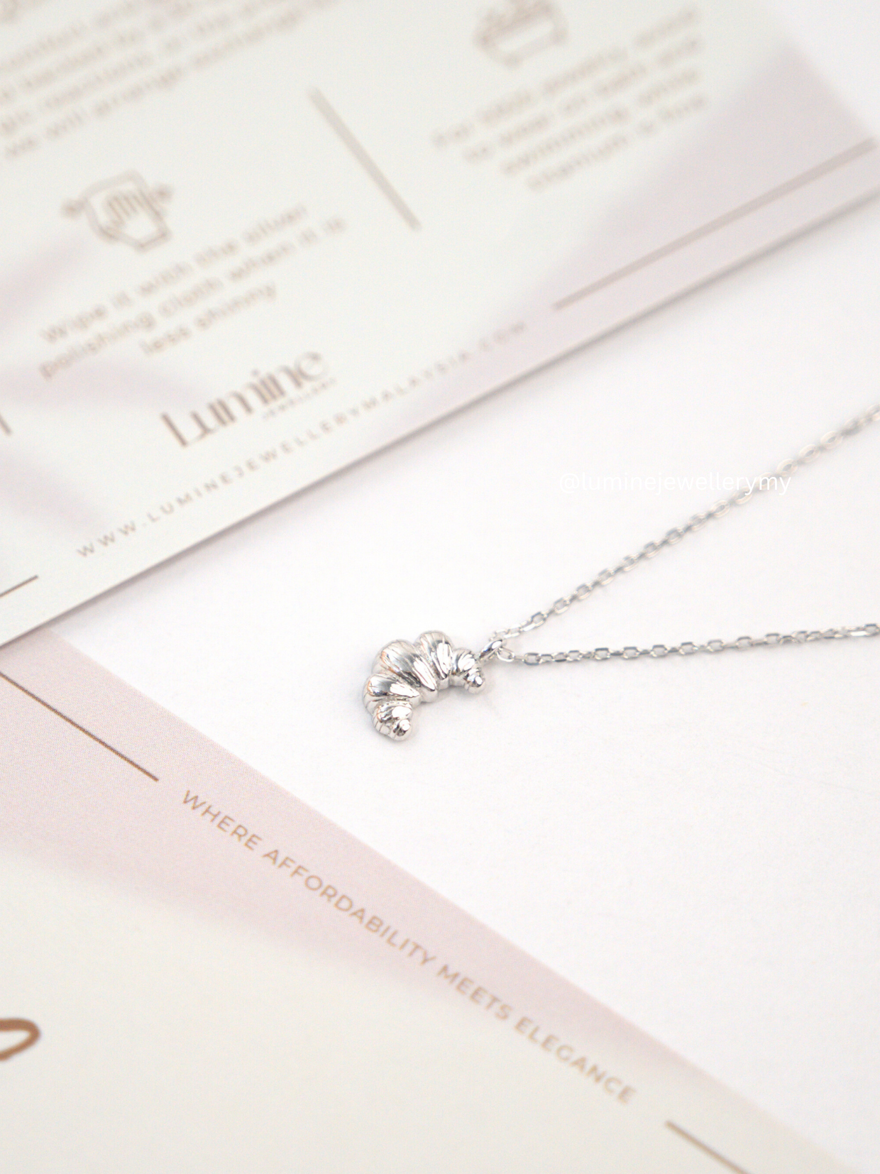 Croissant Necklace