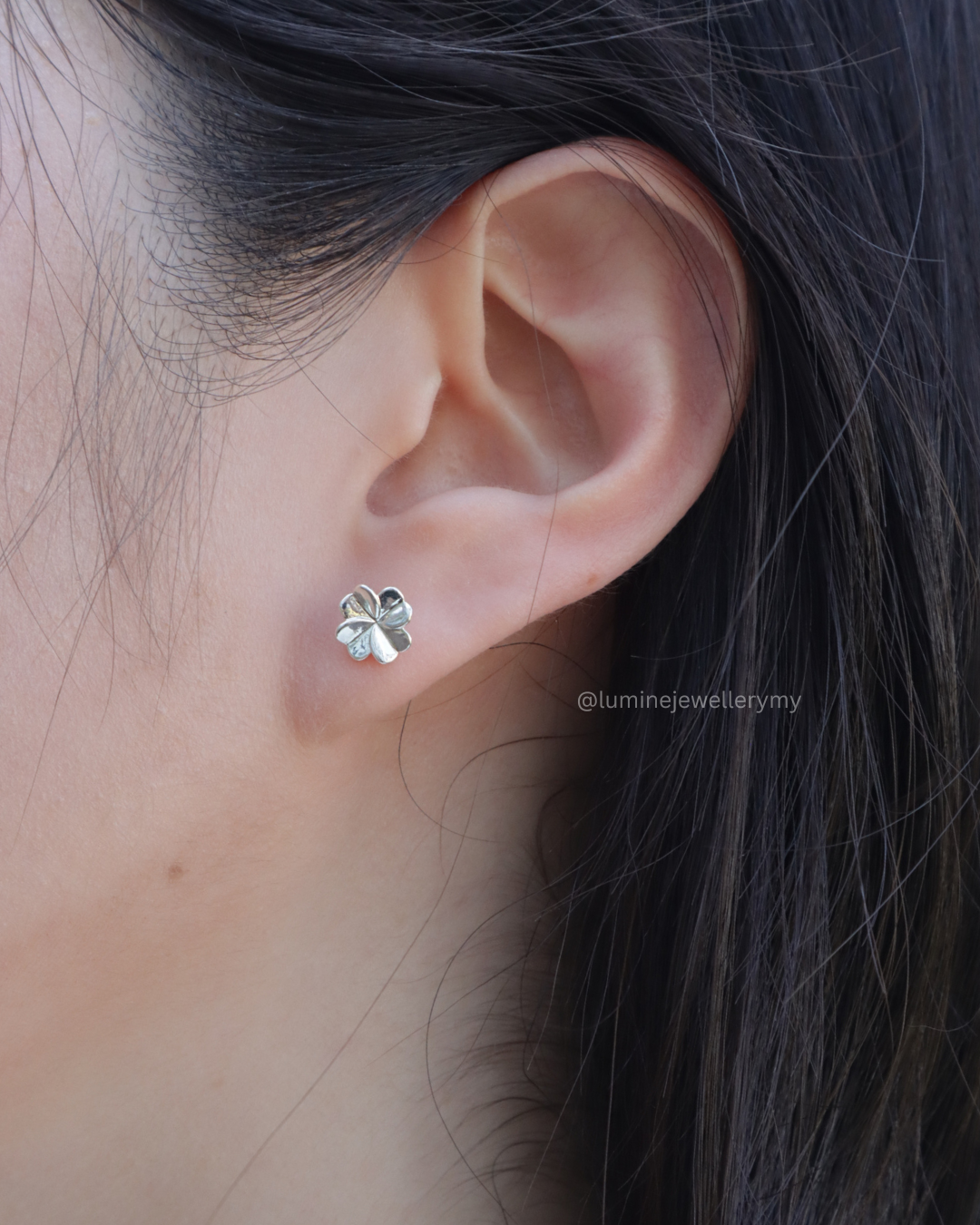 Lucky Clover Stud Earrings