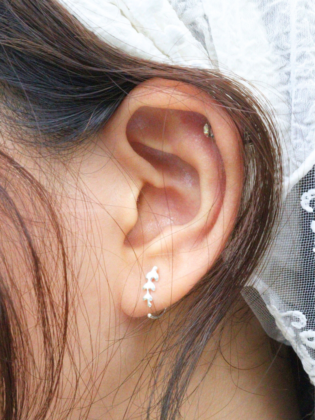 Tropical Leaf Earring Hook