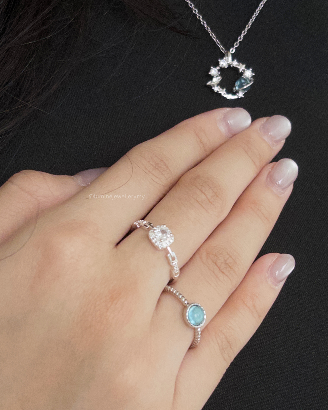 Square Diamond Ring