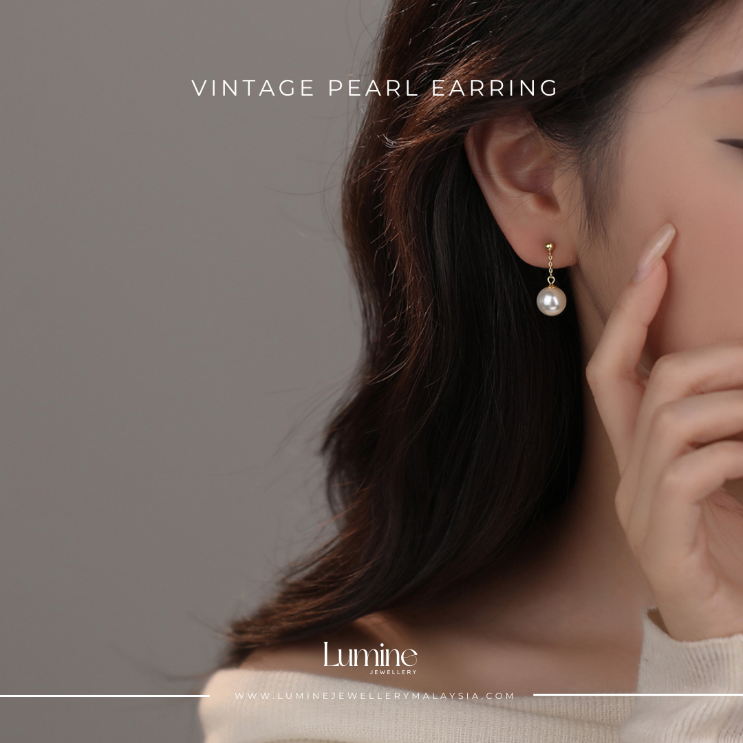 Vintage Pearl Earring