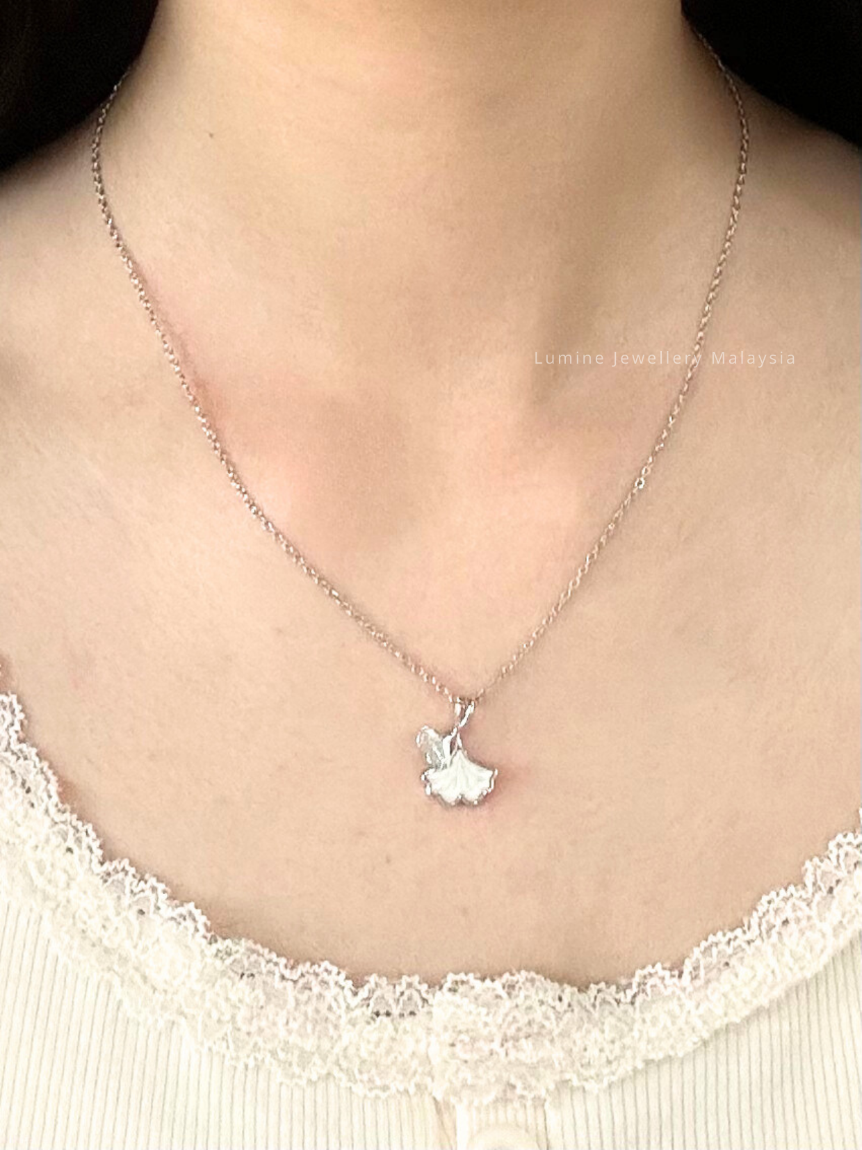 Everlasting Ginkgo Pendant