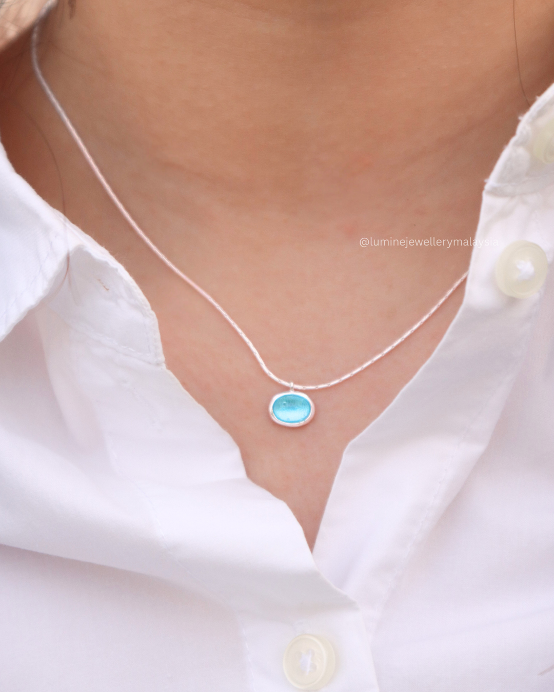 Aqua Whisper Pendant