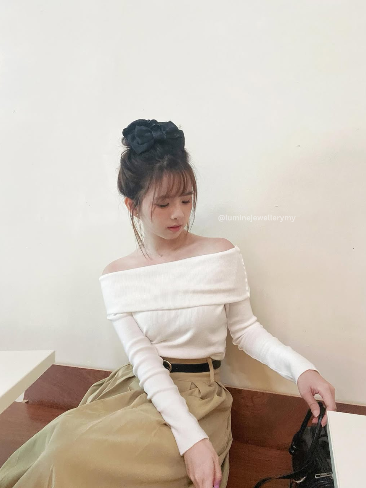 Vintage Grace Pleated Skirt 复古气质百褶半身裙
