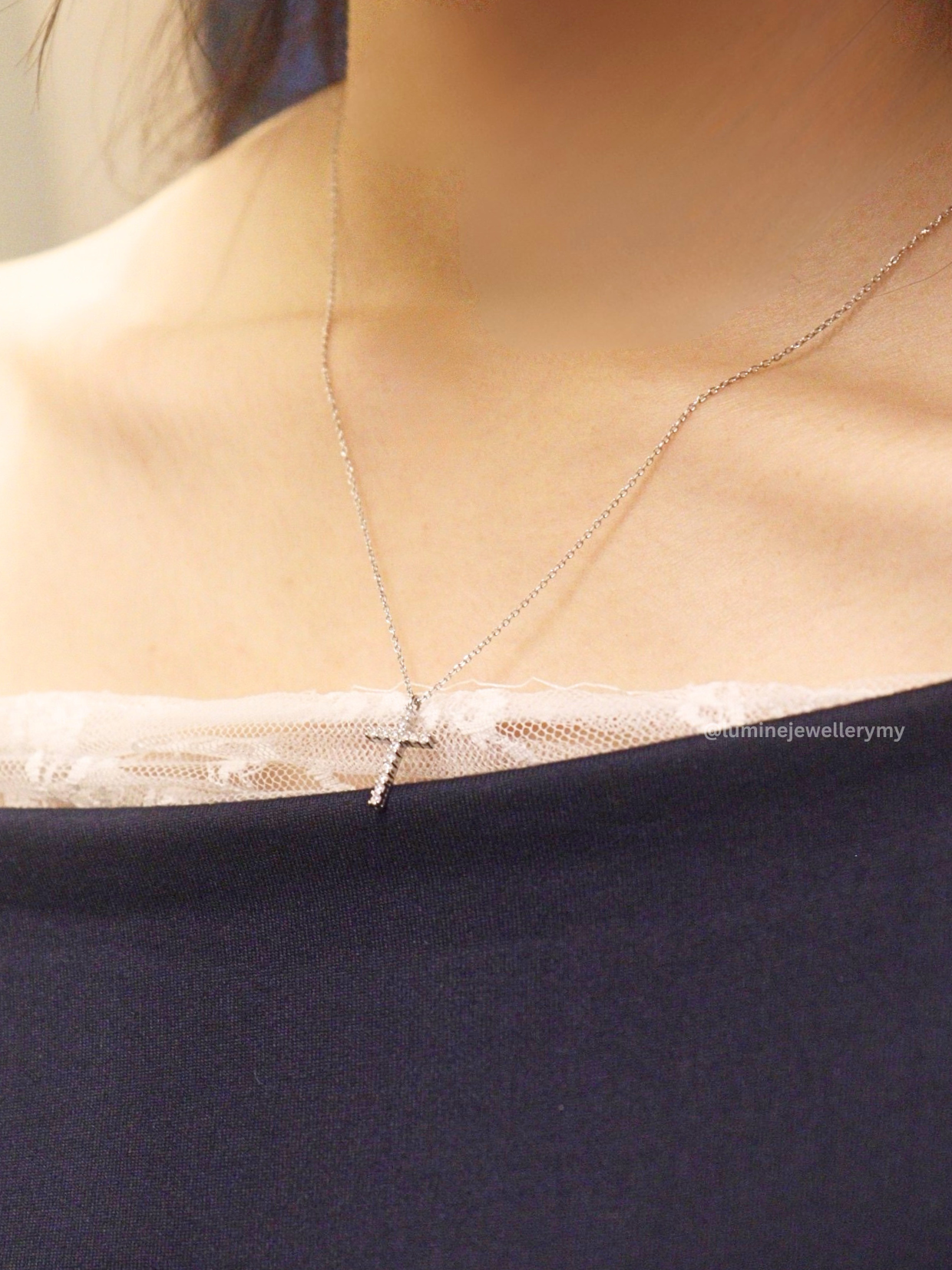 Celestial Cross Necklace