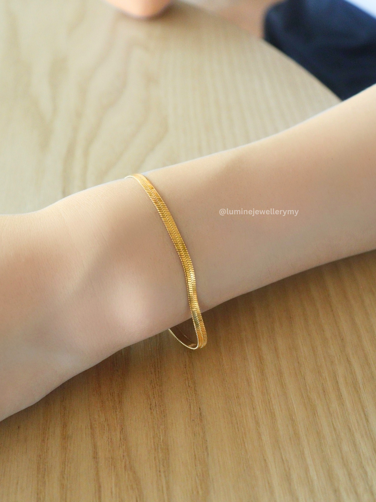 Gold Snake Chain Bracelet