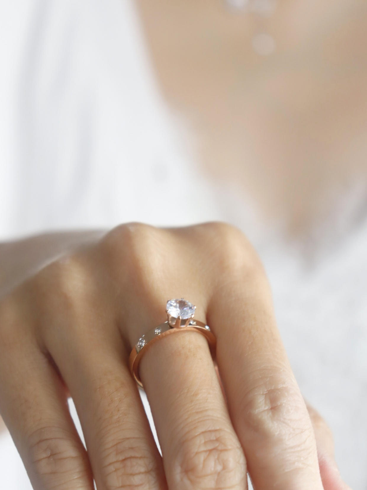 Rose Gold Eternal Diamond Ring