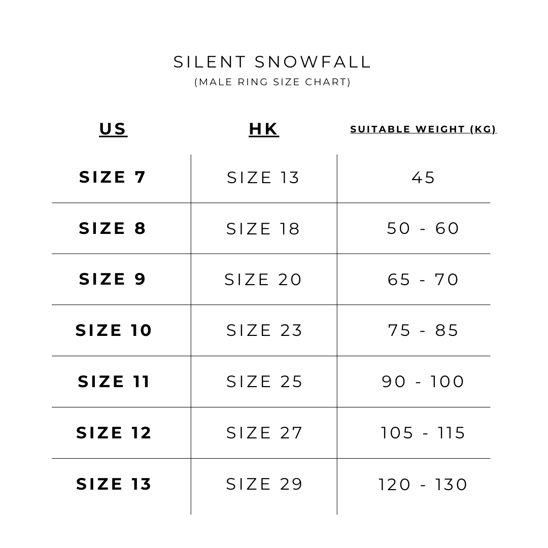 Silent Snowfall (Male - Bigger Size Available)