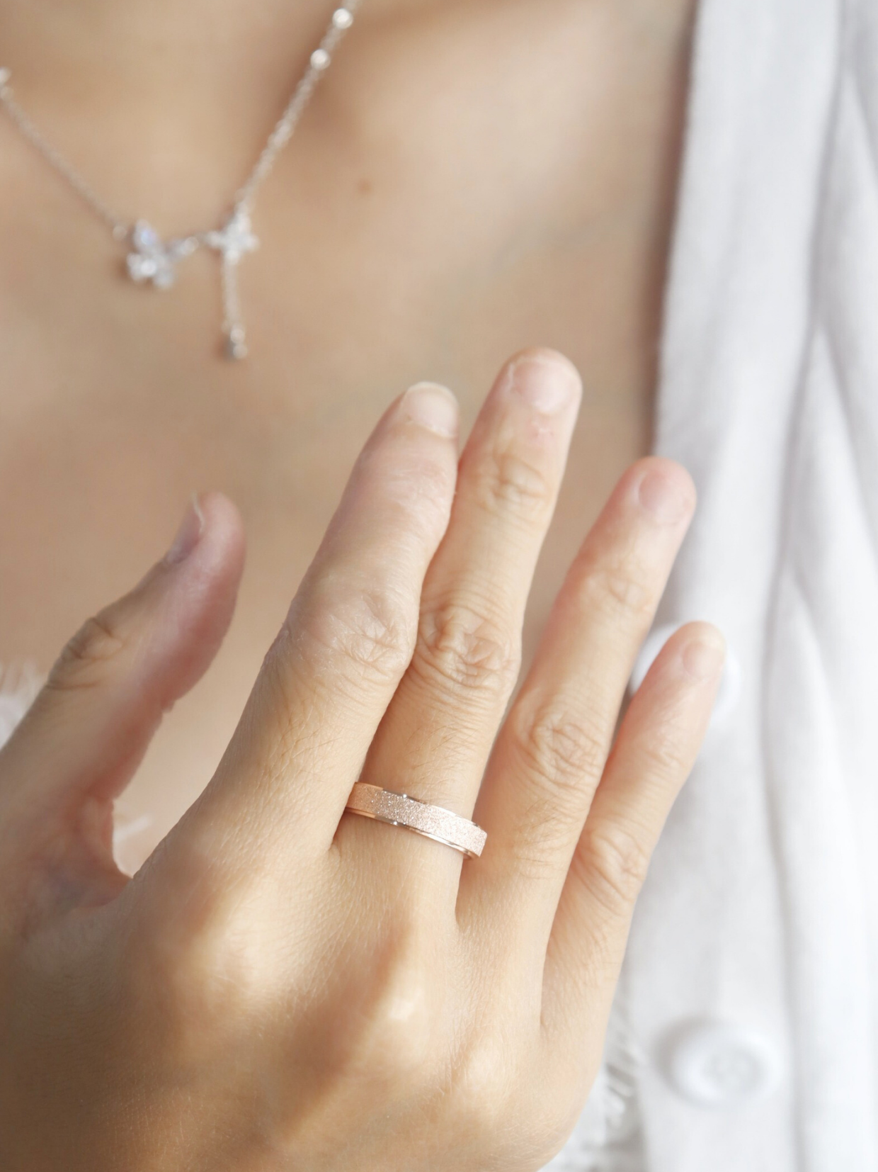 Rose Gold Eternal Spark (4mm Matte)