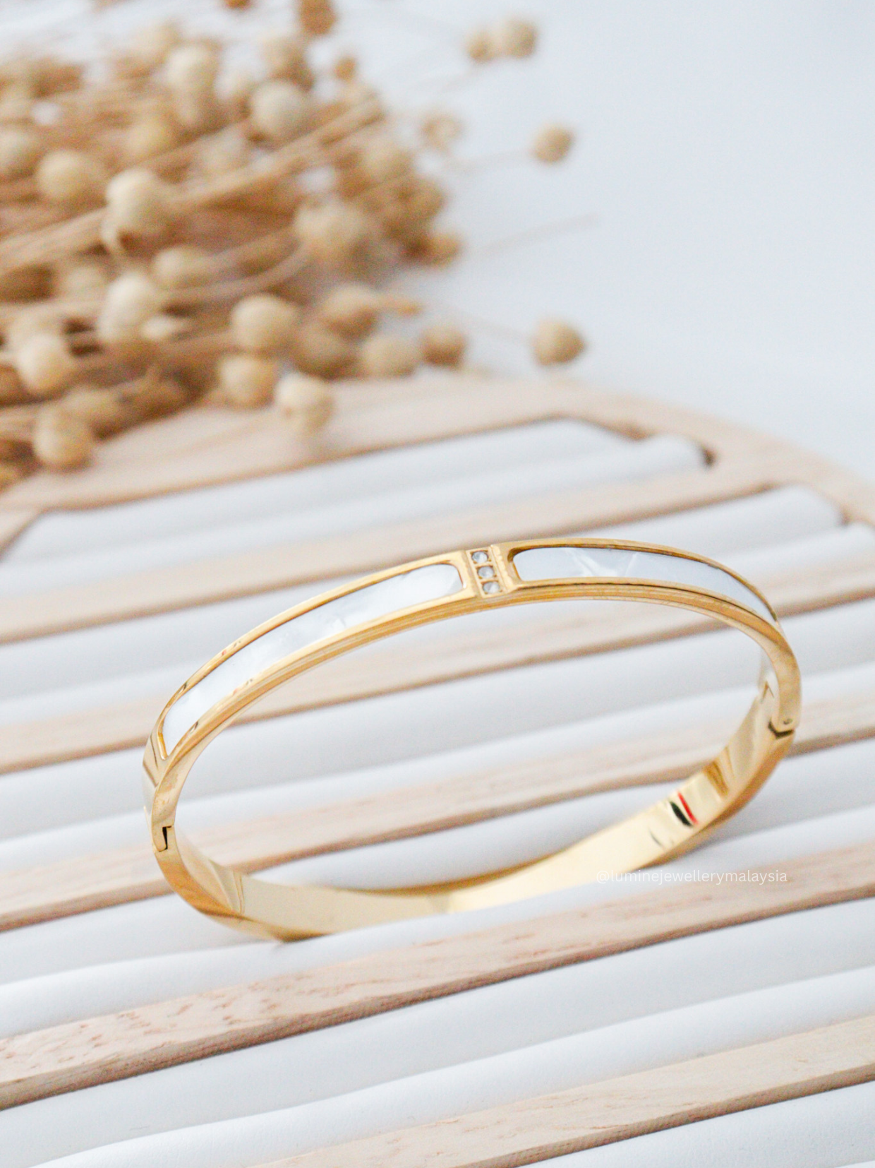 White Shell Cuff